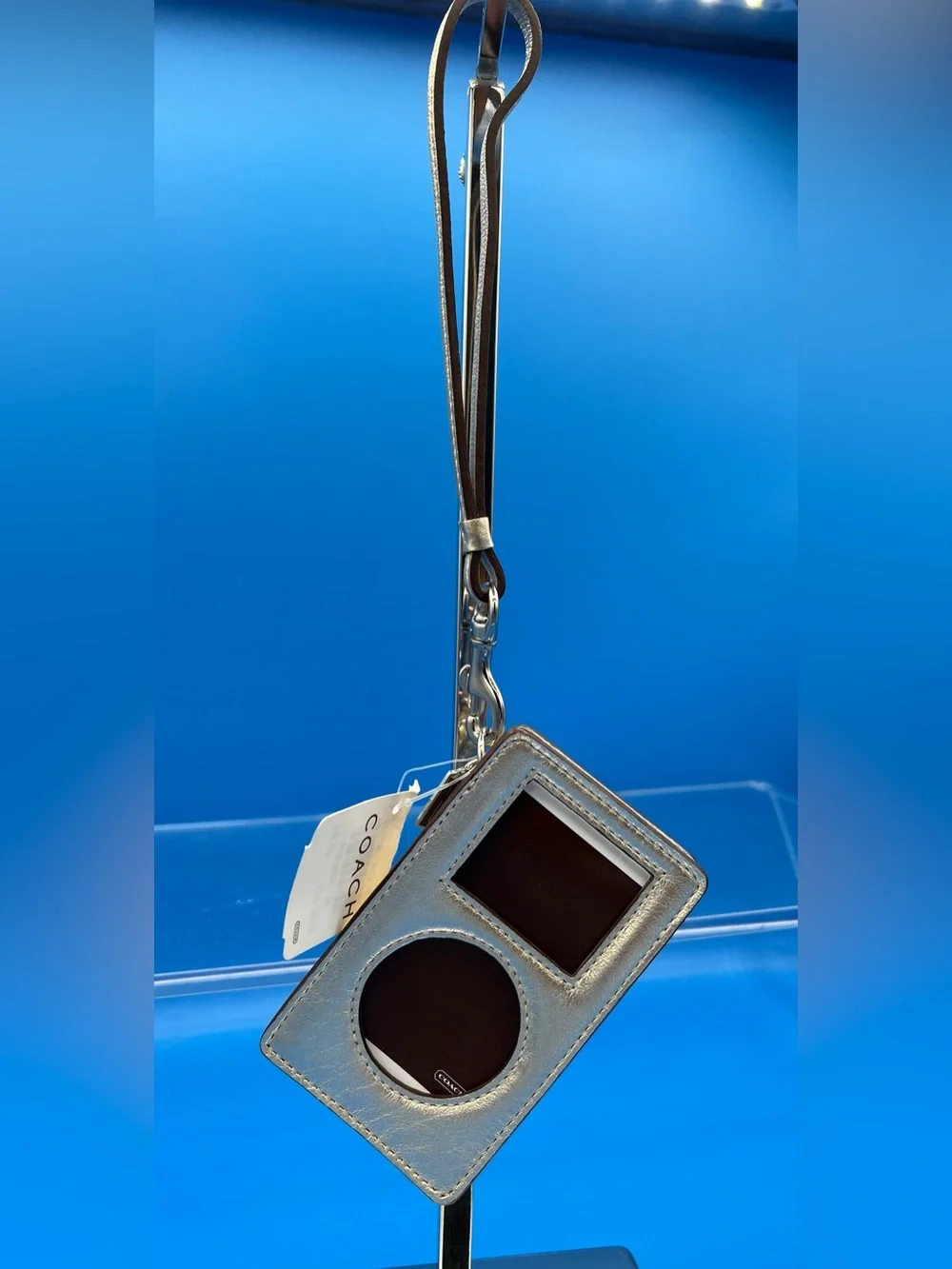 Coach Vintage Metallic Leather iPod Case, NWT